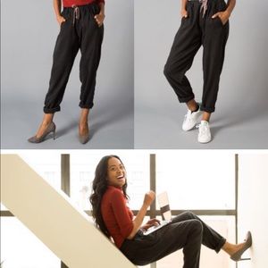 Betabrand work from home pants large charcoal